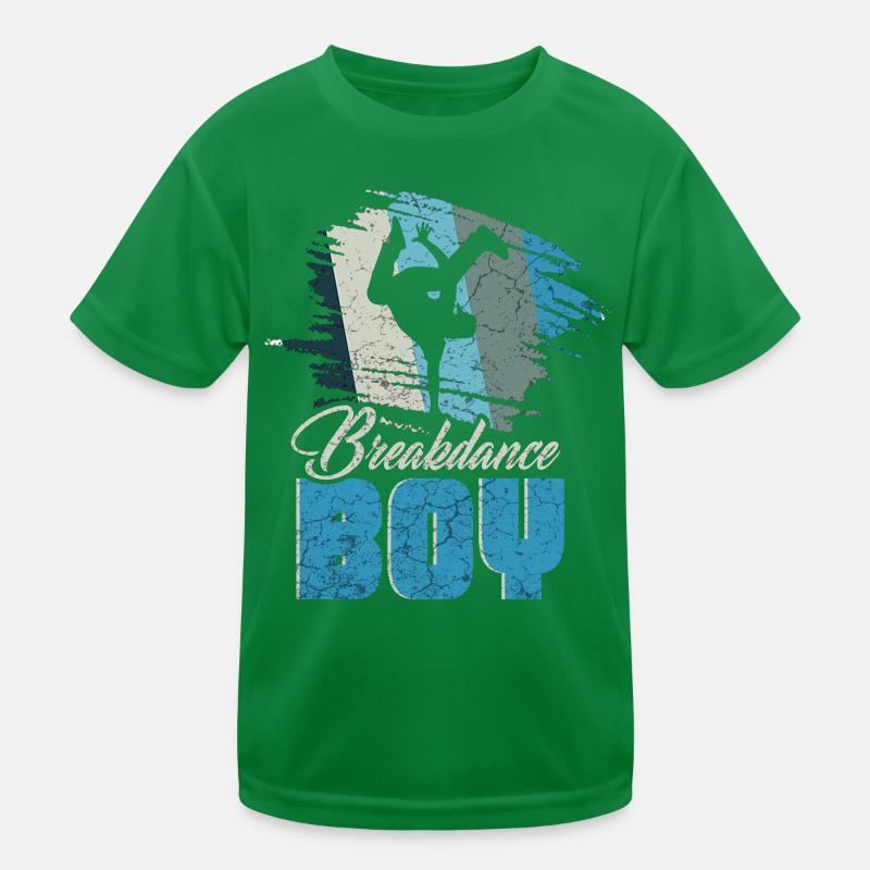 Breakdance Junge Breakdancer Tanzen Kinder Funktions-T-Shirt