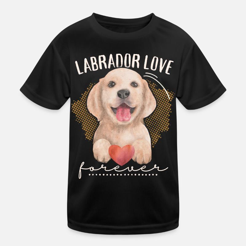 Labrador-Retriever Welpe Labrador-Love Spruch Kinder Funktions-T-Shirt