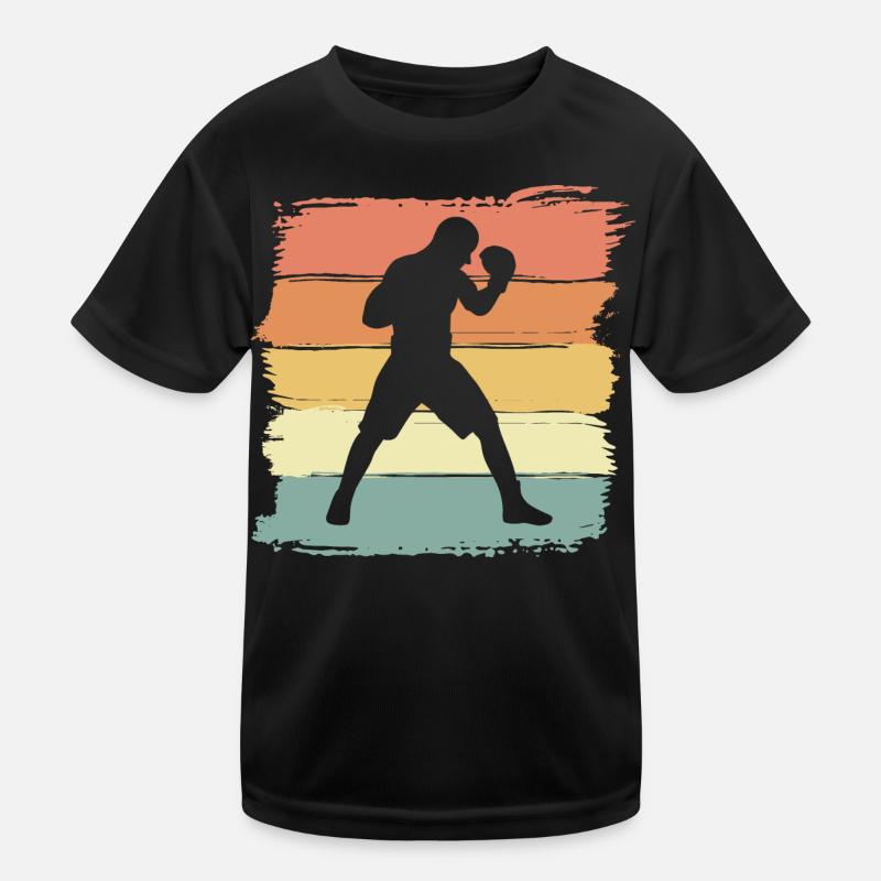 Boxen retro Kinder Funktions-T-Shirt