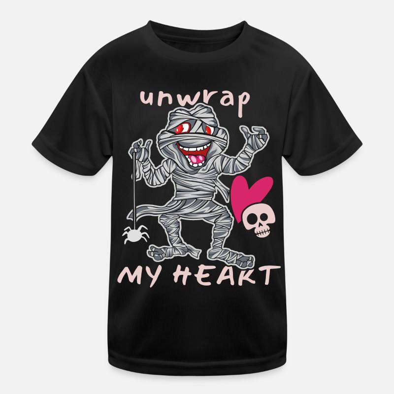 Comic mummy, Halloween mummy, funny saying Kids Functional T-Shirt