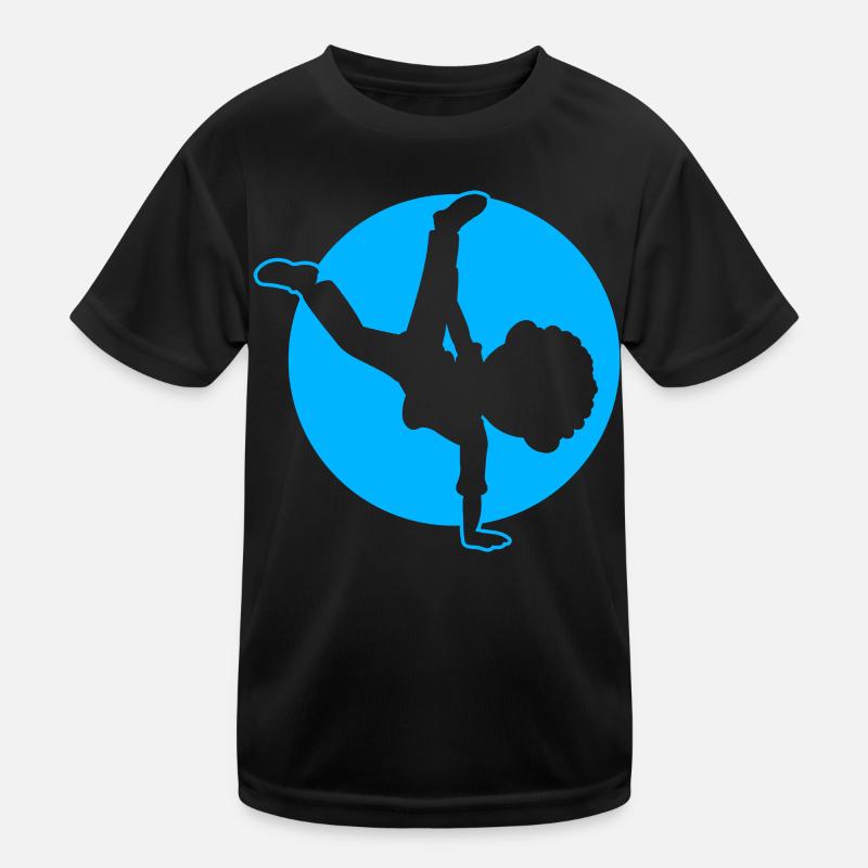 Breakdancer Junge Breakdancing Kinder Funktions-T-Shirt