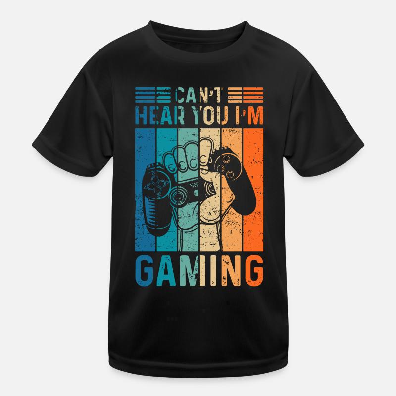 Can't Hear You I'm Gaming Controller Gamer Spruch Kinder Funktions-T-Shirt
