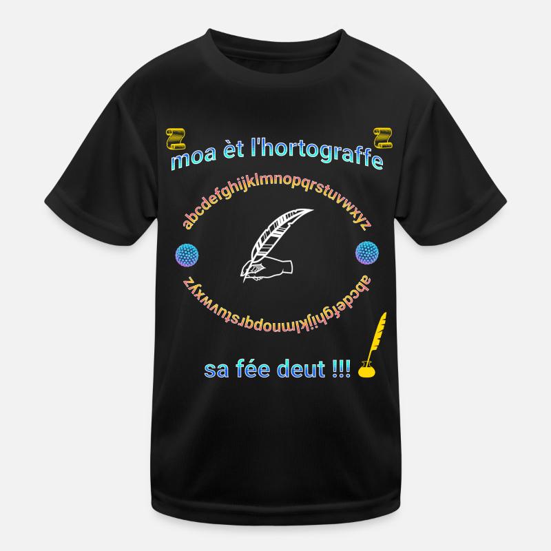 moa èt l hortograffe 2 T-shirt sport Enfant