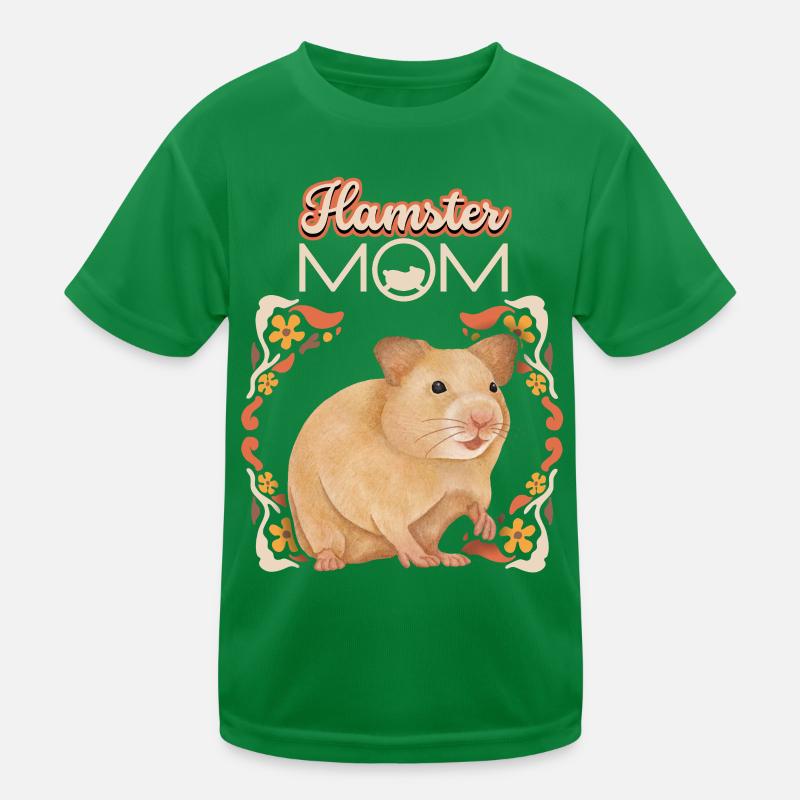Hamster, hamster mom, hamster mom funny saying Kids Functional T-Shirt