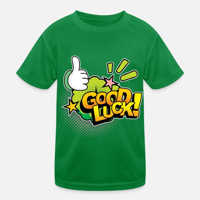 Good Luck Comic, Comic-Strips, Daumen nach oben Kinder Funktions-T-Shirt