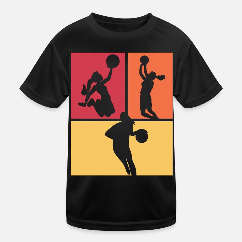 Joueuse de basket-ball féminin T-shirt sport Enfant