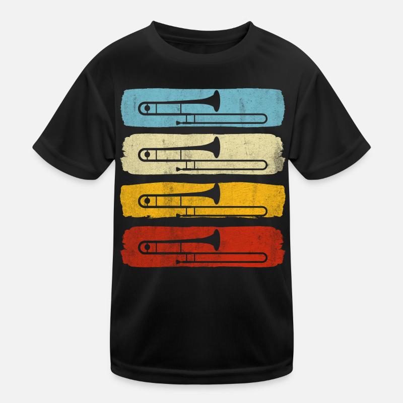 Trumpet Brass Music Kids Functional T-Shirt
