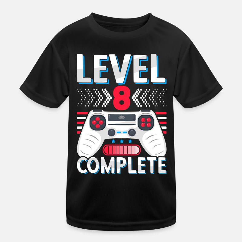 8th grade completed Realschule Gymnasium Gamer Kids Functional T-Shirt