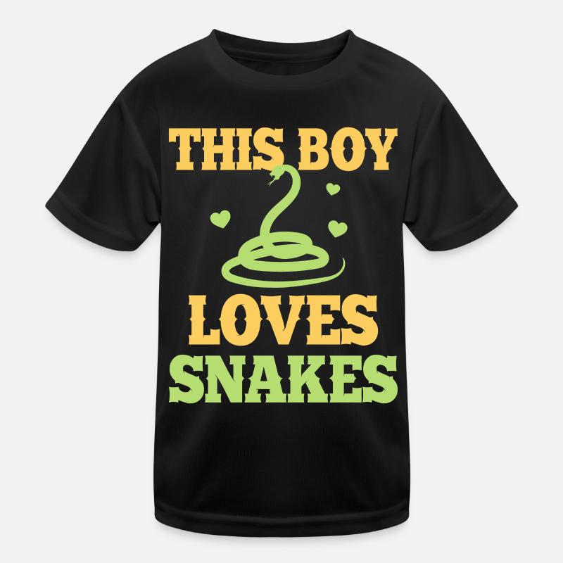 Ce garçon aime les serpents T-shirt sport Enfant