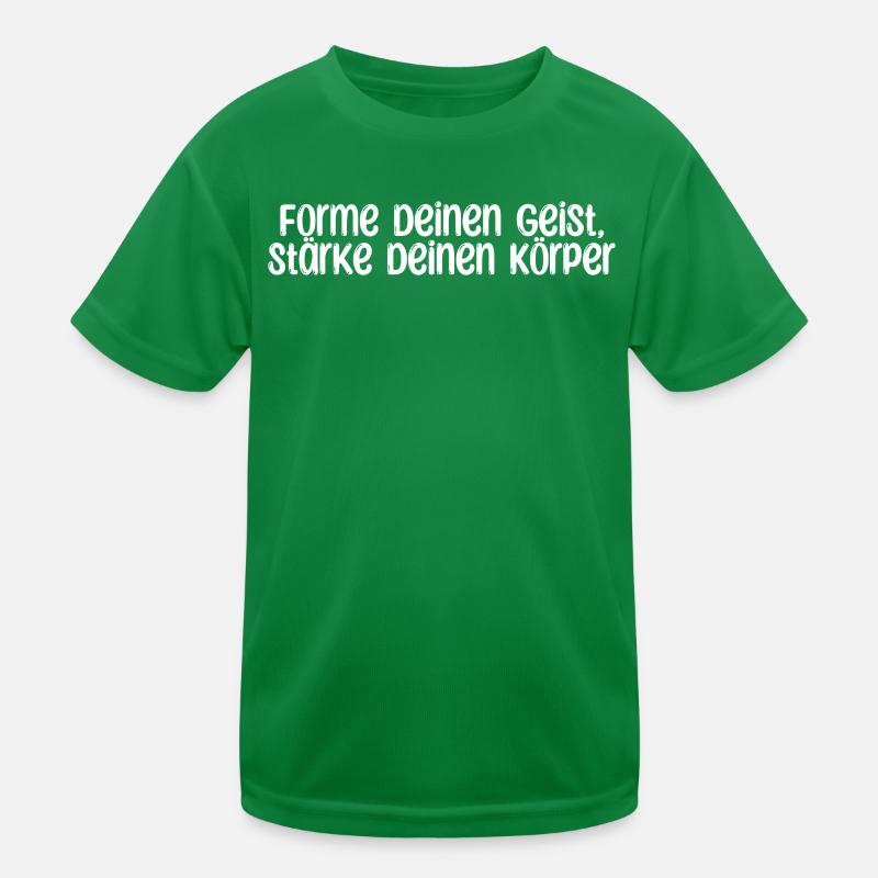 Pilates - Forme deinen Geist, stärke deinen Kinder Funktions-T-Shirt