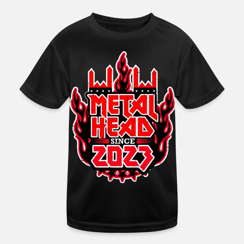 METALHEAD since 2023 Kids Functional T-Shirt
