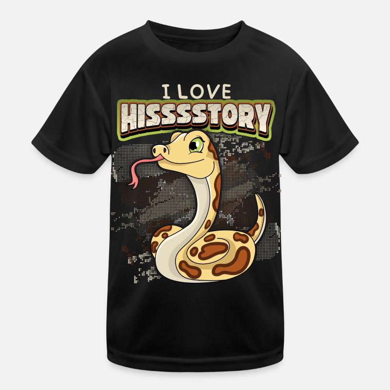 Serpent Kawaii dans le style comique, drôle de dicton T-shirt sport Enfant
