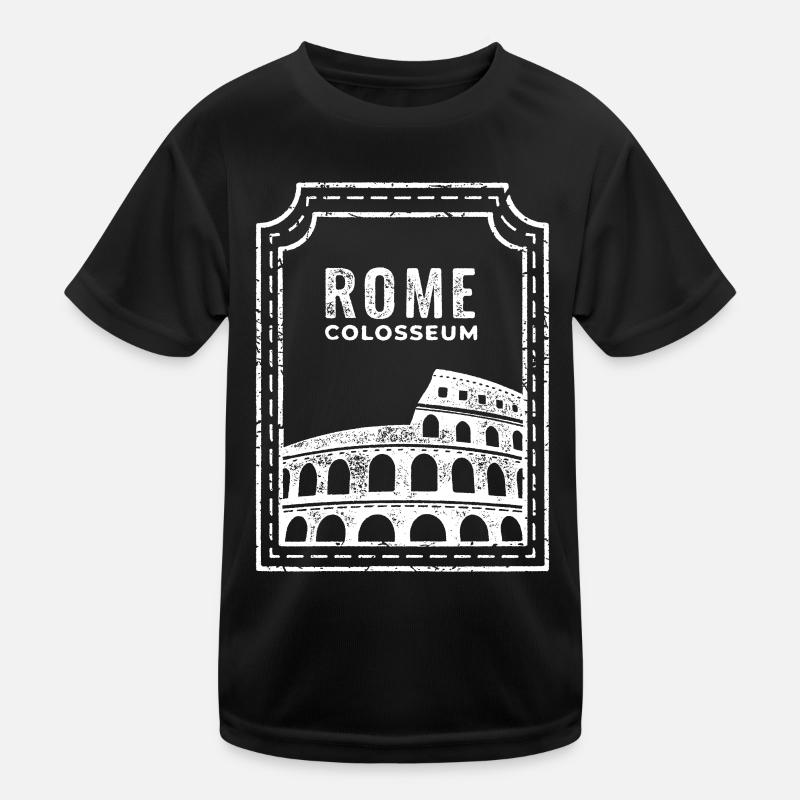 Rome Colisée Rome Colisée Souvenir Landmark T-shirt sport Enfant