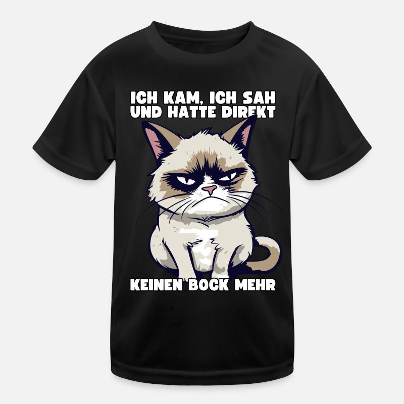 Ich Kam Ich Sah Und Hatte Direkt Keinen Bock Mehr Kinder Funktions-T-Shirt