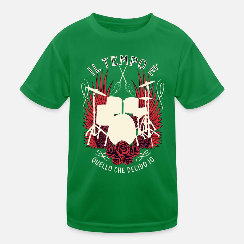 Il Tempo Quello Che Decido Io Strumento Musicale Kinder Funktions-T-Shirt