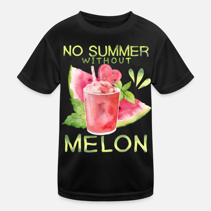 Melon, pastèque, été, drôle de dicton T-shirt sport Enfant