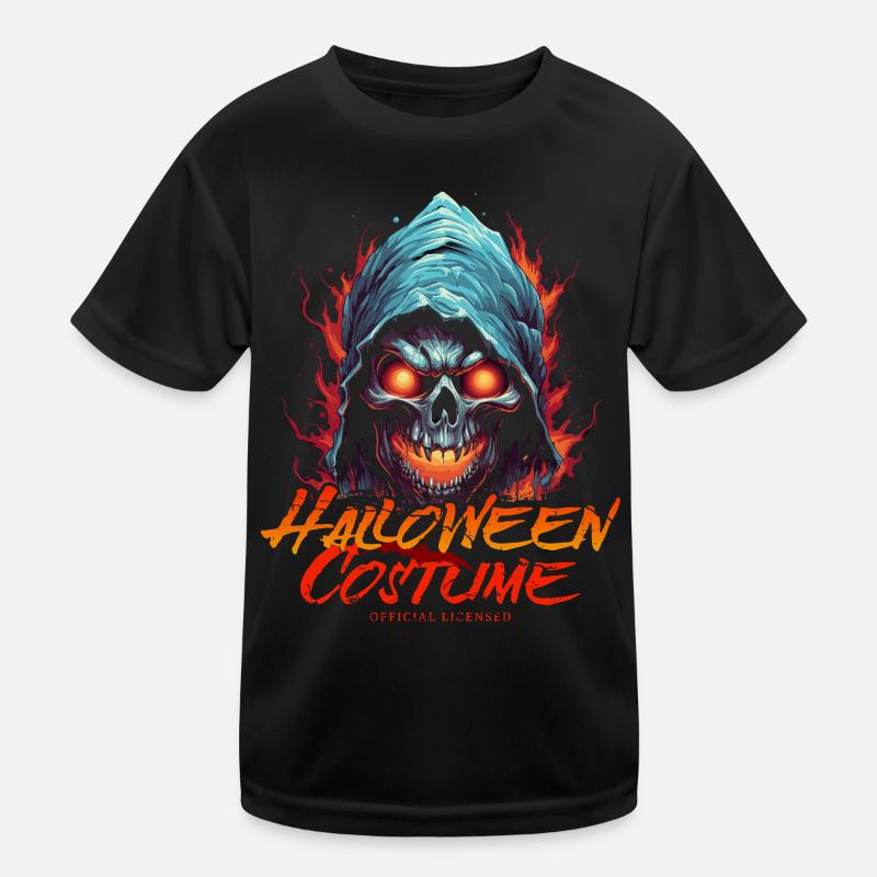 Faucheuse avec feu: costume d’Halloween pour femmes T-shirt sport Enfant