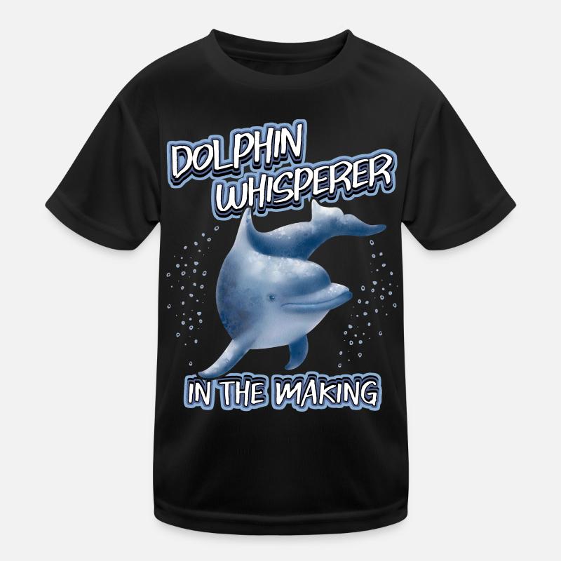Dicton de dauphin drôle, chuchoteur de dauphin T-shirt sport Enfant