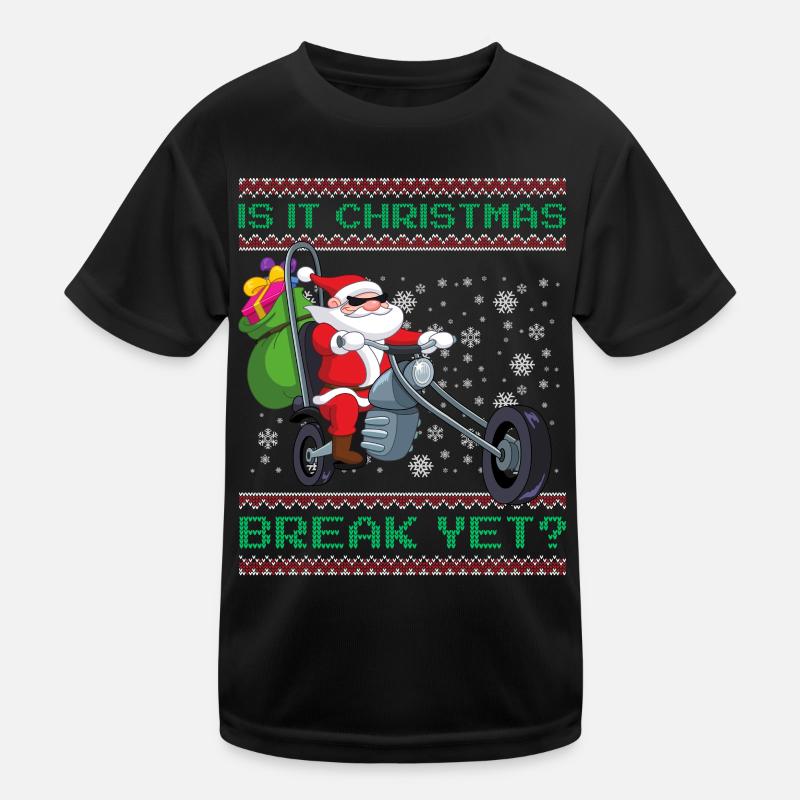C’est déjà les vacances de Noël ? Père Noël professeur T-shirt sport Enfant