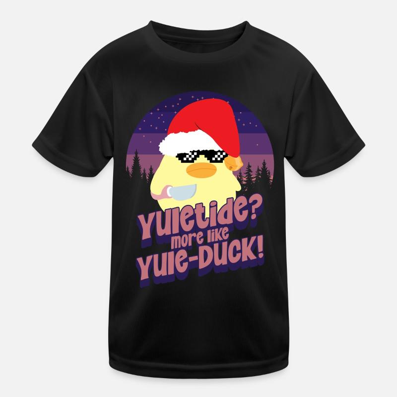 Yule-Duck - Ente mit Messer Duck with Knife T-shirt sport Enfant