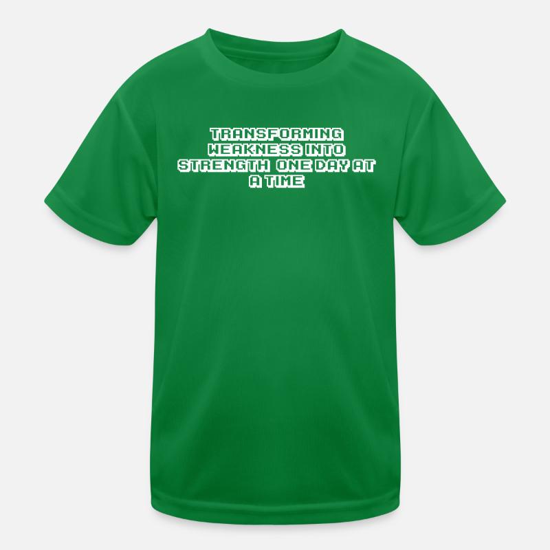Fitness - Transforming weakness into strength, Kids Functional T-Shirt
