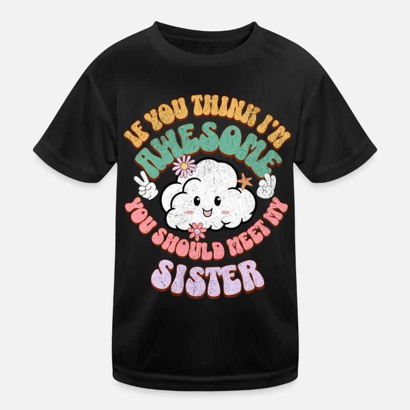Sibling Sister Kids Functional T-Shirt