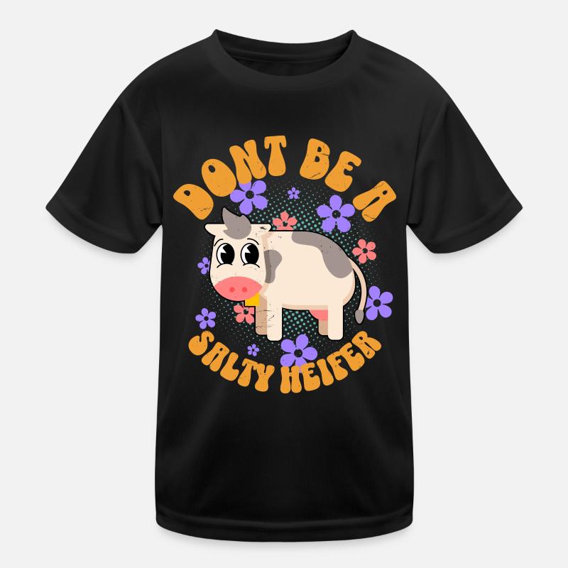 Cow Cows Kids Functional T-Shirt