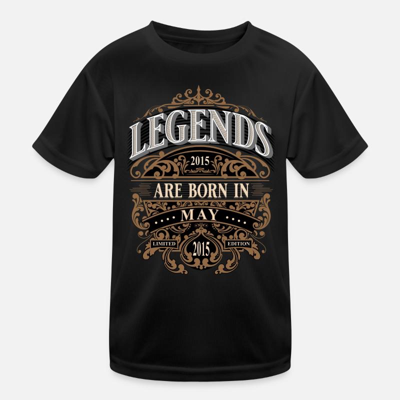 2015 Mai Naissance Anniversaire Année de naissance T-shirt sport Enfant