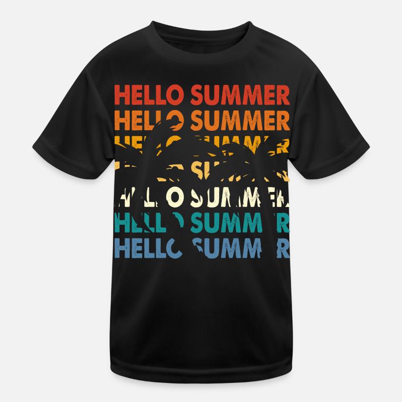 Sommer Kinder Funktions-T-Shirt