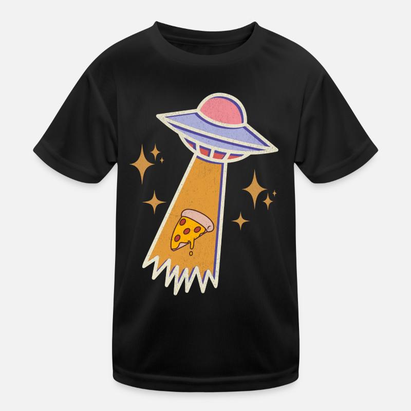 Ufo Pizza Kids Functional T-Shirt