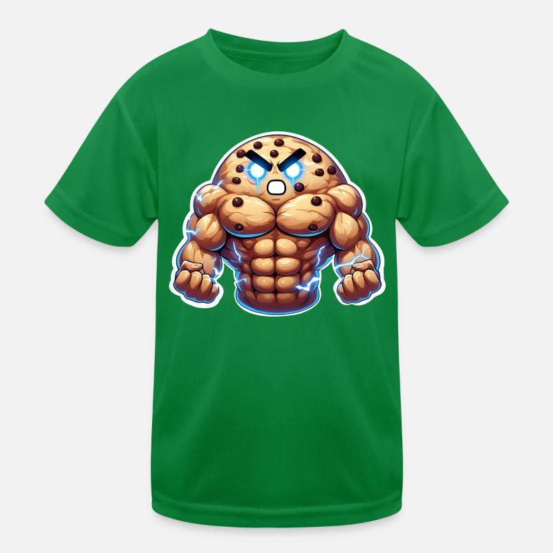 Muscular Cookie Kids Functional T-Shirt