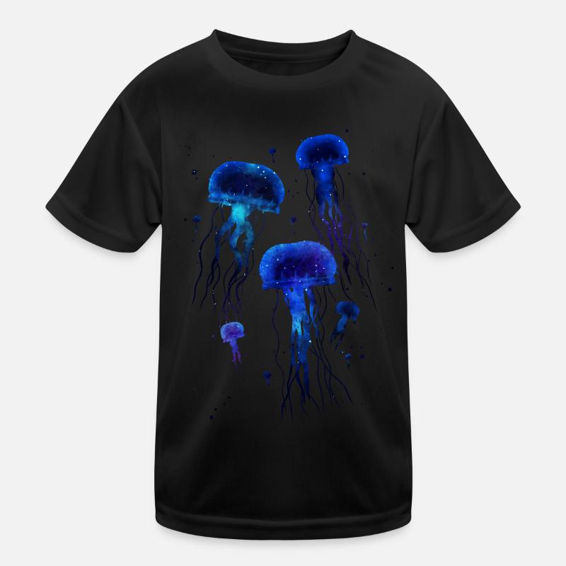 Méduse de l’espace aquarelle T-shirt sport Enfant