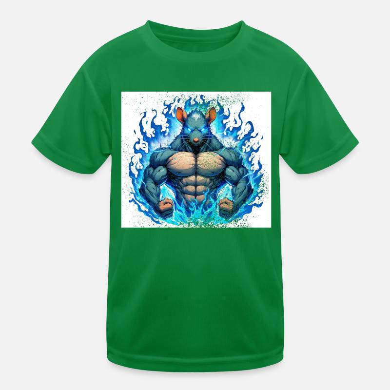 Muskelratte Kinder Funktions-T-Shirt