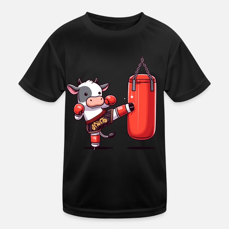 Boxe Muay Thai, Boxe Thaïlandaise, Kickboxing, Kickboxer T-shirt sport Enfant
