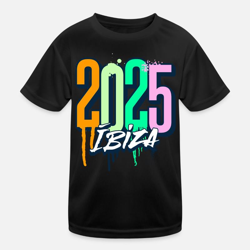 2025 Ibiza Kinder Funktions-T-Shirt