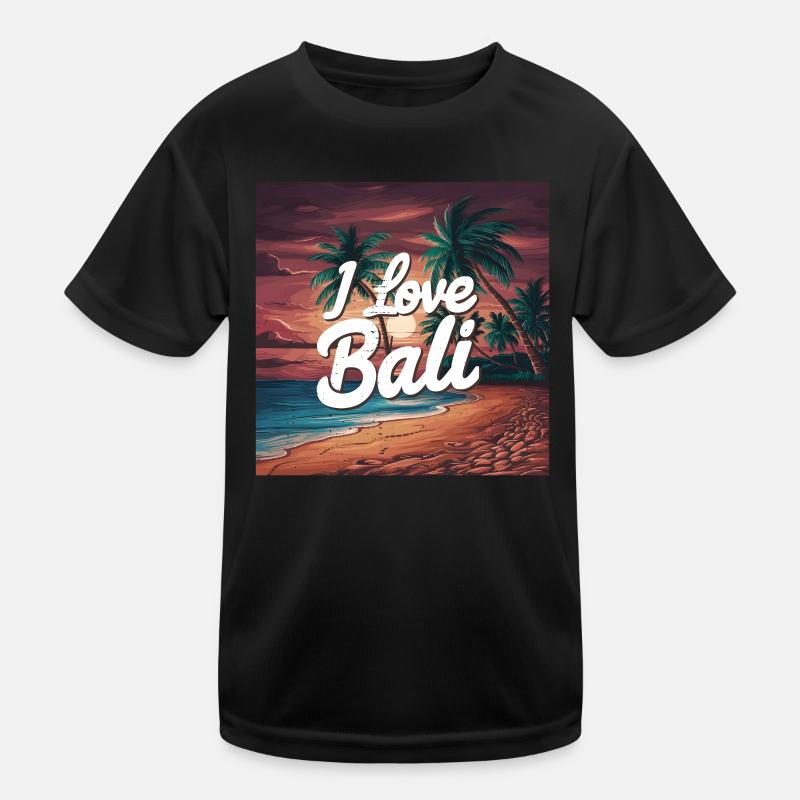 Coucher de soleil à Bali T-shirt sport Enfant