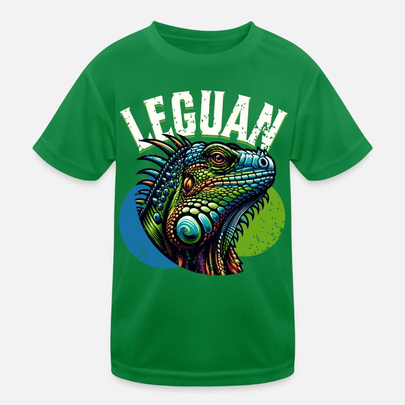 Leguan Kinder Funktions-T-Shirt