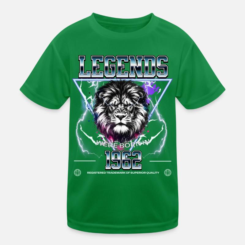 1962 Anniversaire Année de naissance Leo T-shirt sport Enfant