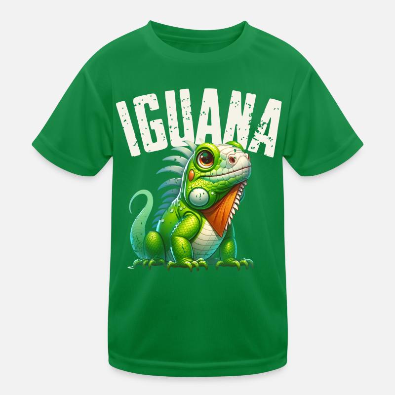 Leguan Kinder Funktions-T-Shirt