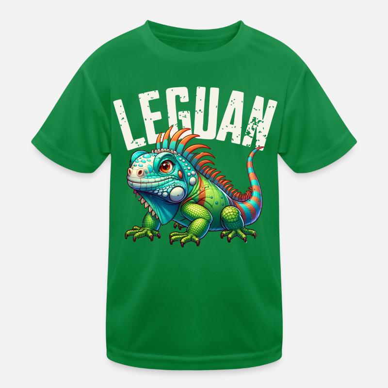 Leguan Kinder Funktions-T-Shirt