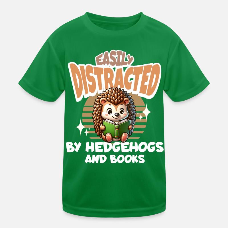 Igel Lesen Bücher Buch Kinder Funktions-T-Shirt