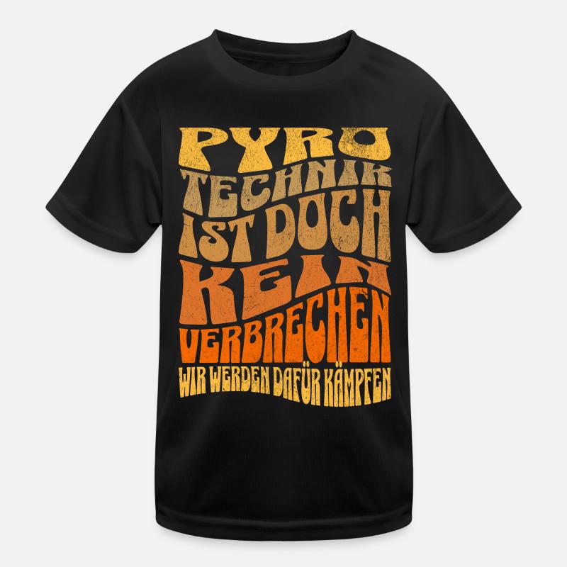 La pyrotechnie n’est pas un crime - Meme Spruch T-shirt sport Enfant