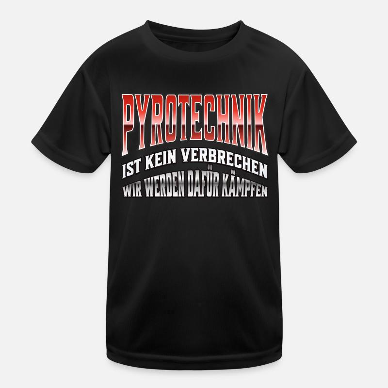 La pyrotechnie n’est pas un crime - Meme Spruch T-shirt sport Enfant