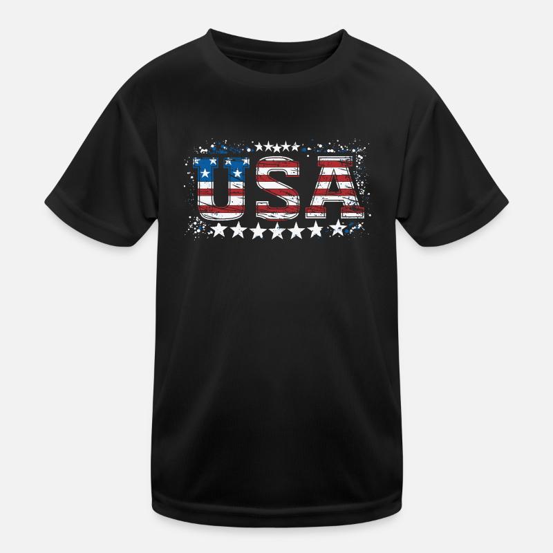 UAS American Pride Stars & Stripes Kids Functional T-Shirt