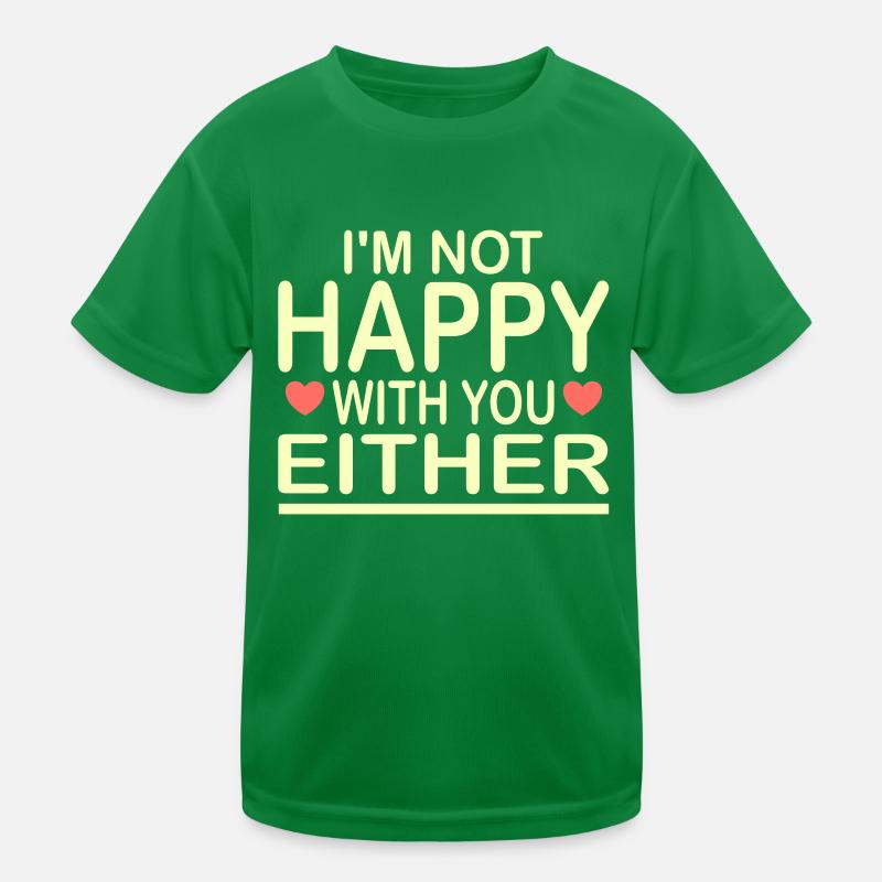 Not Happy Kids Functional T-Shirt