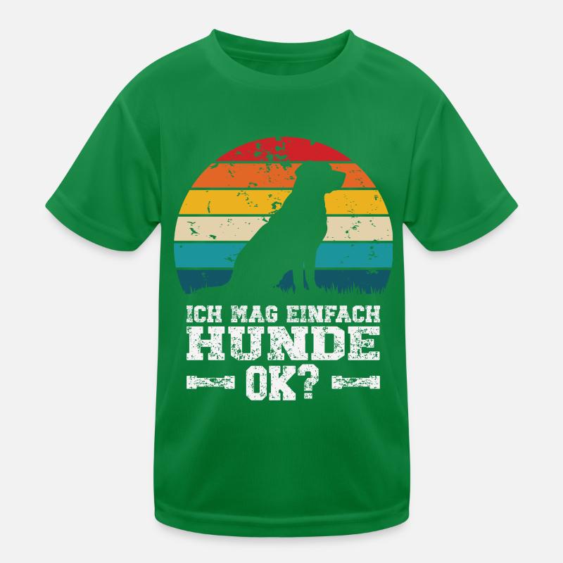 I like dogs Kids Functional T-Shirt