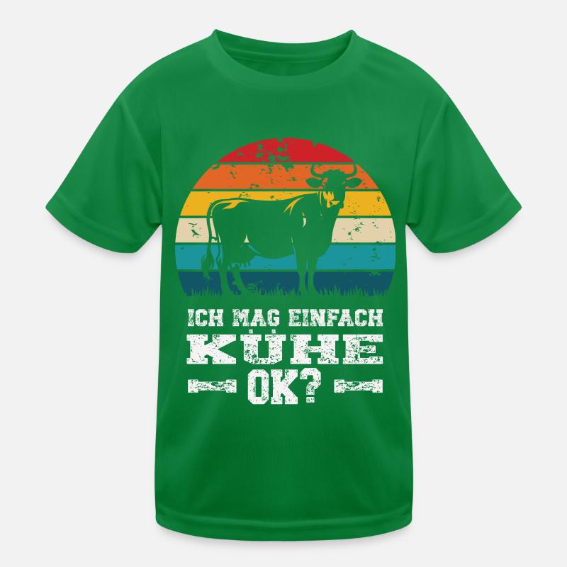 J’aime les vaches T-shirt sport Enfant