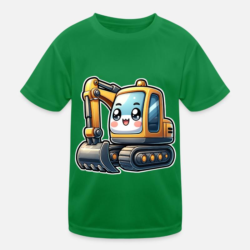 Bagger Kinder Funktions-T-Shirt