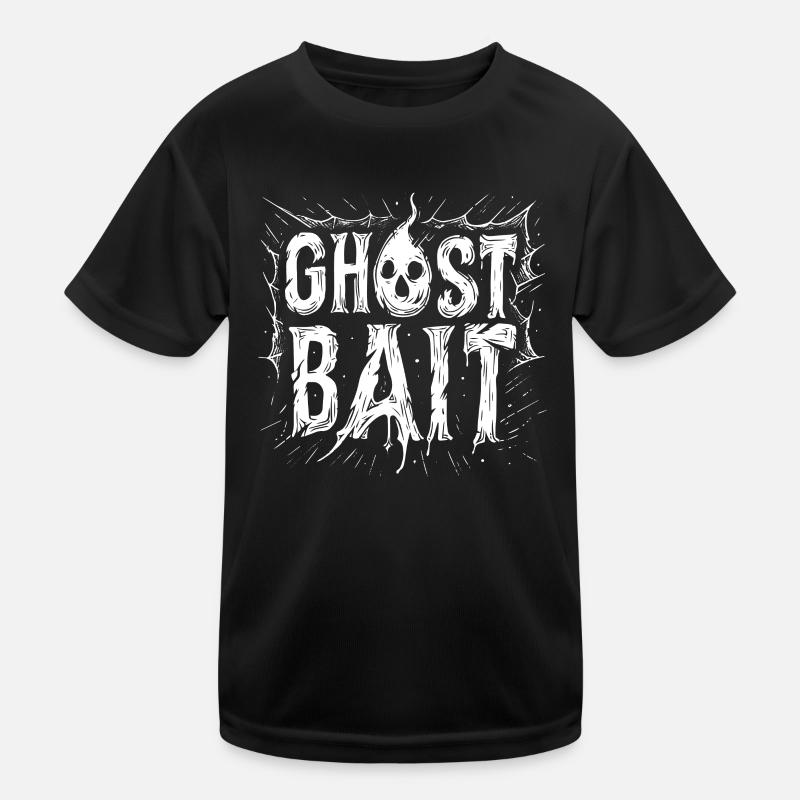 Ghost Bait Skull Ghost Bait | Paranormal Motif Kids Functional T-Shirt