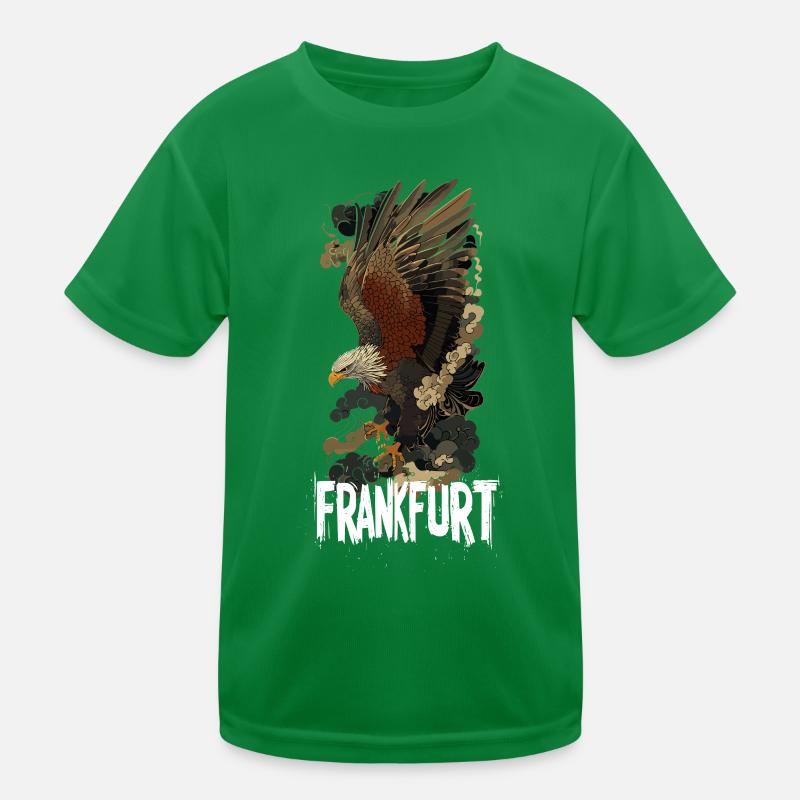 Frankfurt Eagle Spread FFM Patriots T-shirt sport Enfant